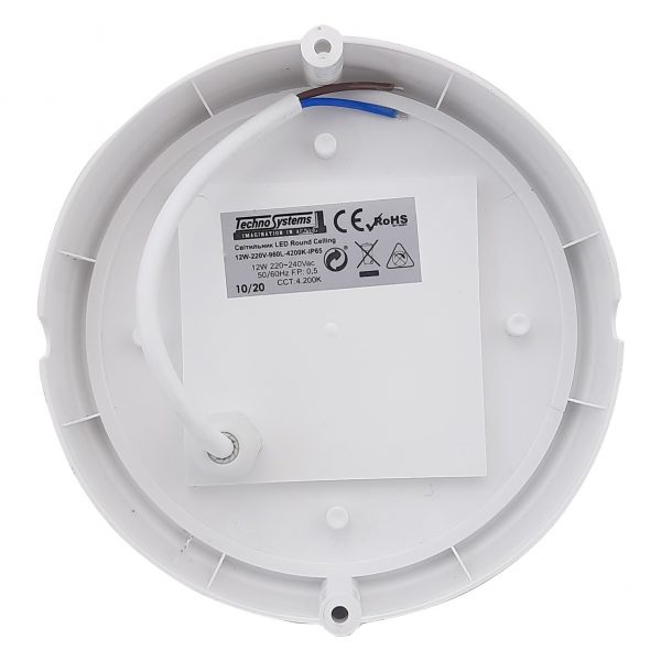 Светильник LED Round Ceiling 12W-220V-960L-4200K-IP65 (ЖКХ круг) TNSy