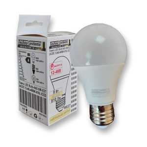 Лампа светодиодная LED Bulb-A60-9W-E27-(AC/DC 12-48V)-4000K-810L ICCD TNSy