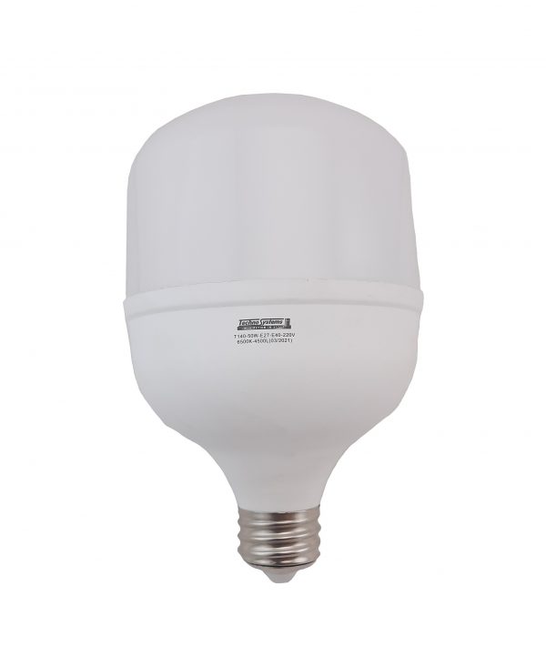 Лампа светодиодная LED Bulb-T140-50W-E27-E40-220V-6500K-5250L GOLDEN TNSy