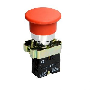 Кнопка XB2-BC41 1NO «гриб» без подсветки красный TNSy
