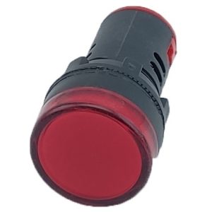 Лампа AD22DS d22mm червона 12V AC/DC TNSy