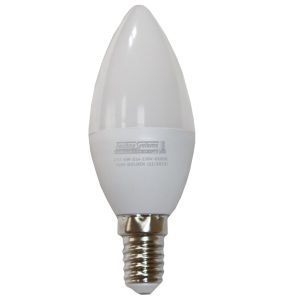 Лампа світлодіодна LED Bulb-C37-6W-E14-220V-6500K-630L GOLDEN TNSy