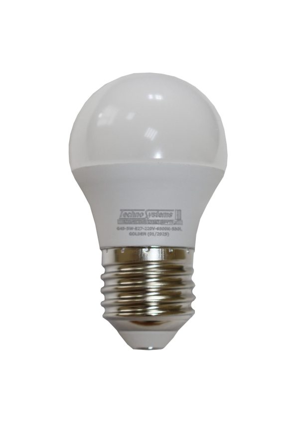 Лампа світлодіодна LED Bulb-G45-5W-E27-220V-6500K-450L ICCD TNSy