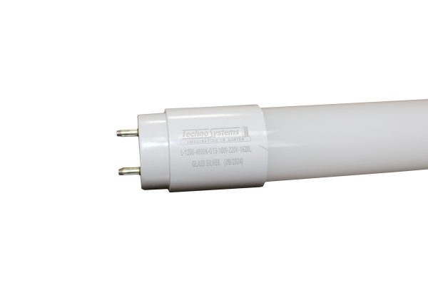 Лампа світлодіодна трубчаcта LED L-1200-5000K-G13-18w-220V-1620L GLASS SILVER TNSy