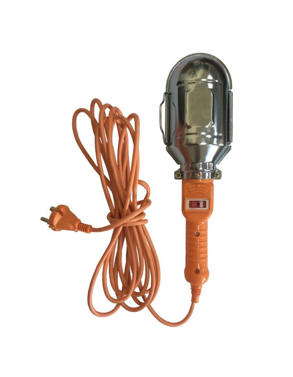 Світильник переносний СП1-10М з вимик. помаранчевий TNSy