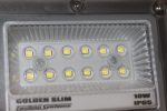 Прожектор LED 10W GOLDEN Slim 220V 1100Lm 6500K IP65 + ДР TNSy