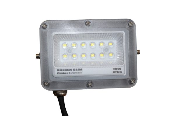 Прожектор LED 10W GOLDEN Slim 220V 1100Lm 6500K IP65 TNSy