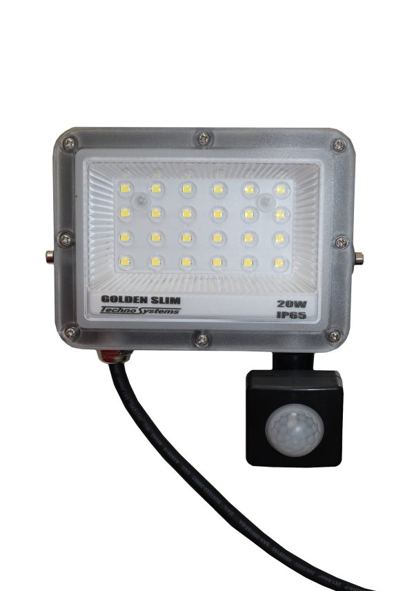 Прожектор LED 20W GOLDEN Slim 220V 2200Lm 6500K IP65 + ДР TNSy