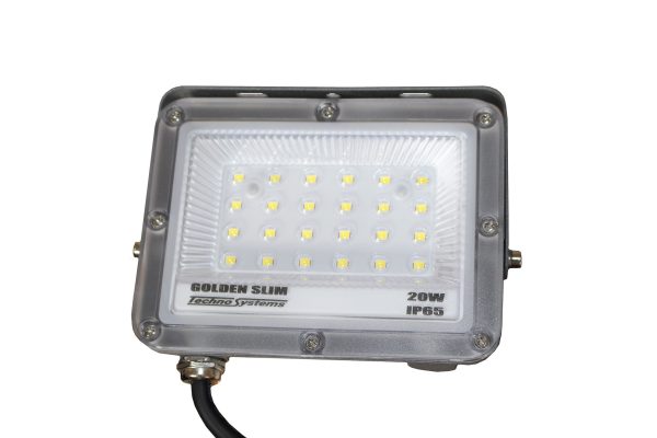 Прожектор LED 20W GOLDEN Slim 220V 2200Lm 6500K IP65 TNSy