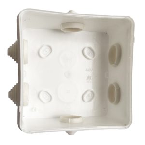 Розподільча коробка 100*100*50 IP55 RAL9016 TNSy