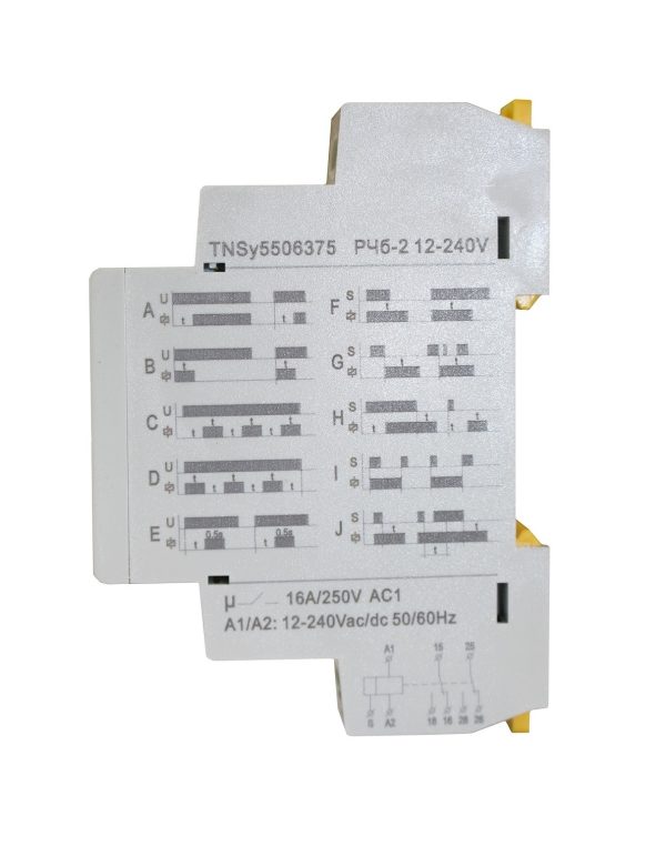 Реле часу РЧб-2  12-240V AC/DC (2C/Ox16A_AC1) 10 функцій TNSy
