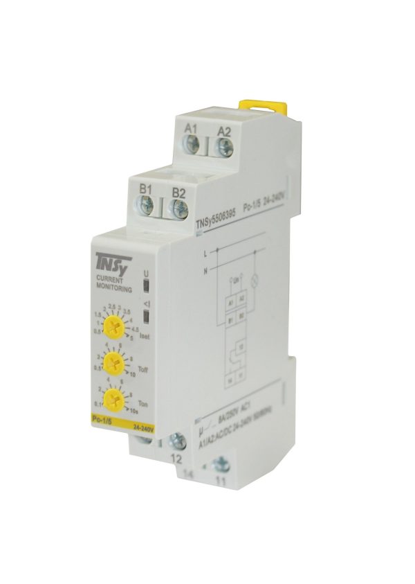 Реле струму Рс-1/5  0.5-5A 24-240VAC/DC TNSy