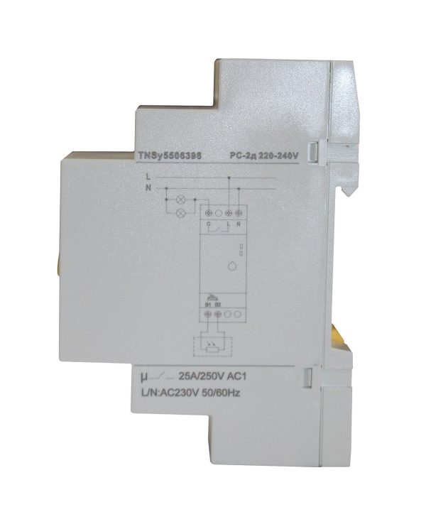 Реле сутінкове РС-2д 2мод 220-240VAC (1N/Ox25A_AC1) 5-100Iux з датчиком TNSy