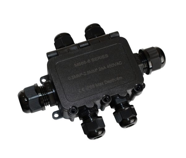 Розподільча коробка М686-6 IP68 з клеммой 24А TNSy
