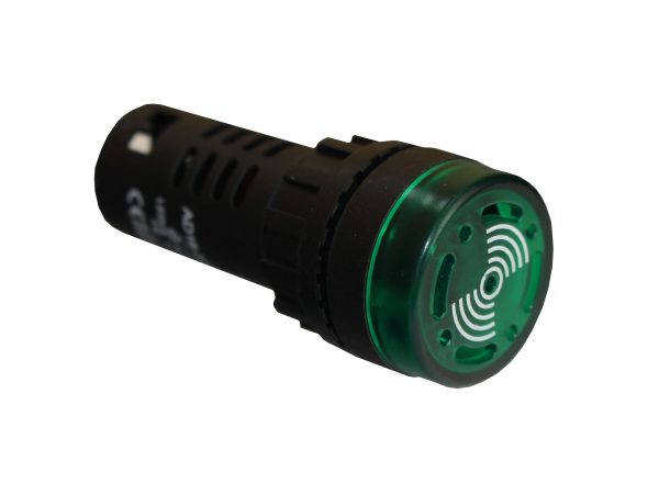 Зумер AD22SM 230В АC зелений TNSy