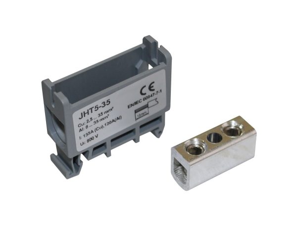 Клема силова СКНГ-JHT5-35 6-35мм2 120А сірий TNSy