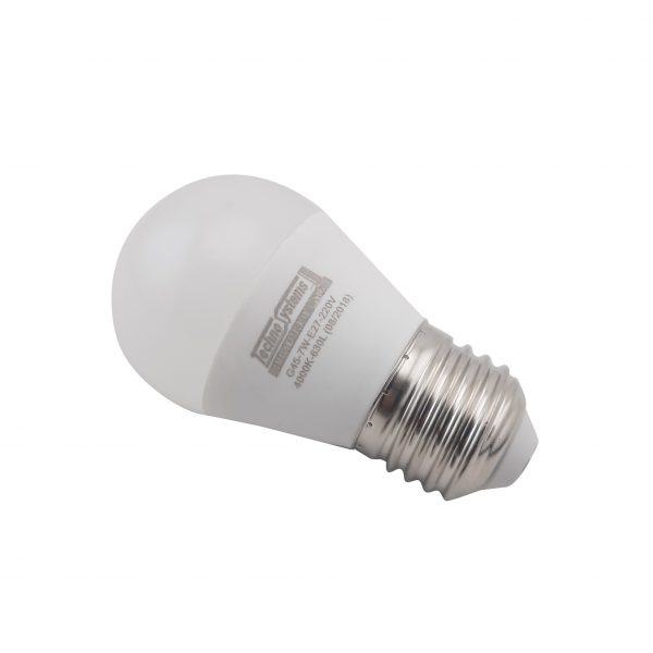 Лампа светодиодная LED Bulb-G45-7W-E27-220V-4000K-630L ICCD (шар) TNSy