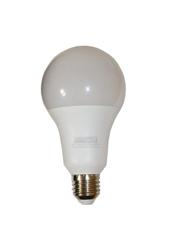 Лампа світлодіодна LED Bulb-A80-18W-E27-220V-4000K-1620L GOLDEN TNSy