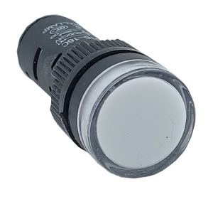 Лампа AD16DS d16mm 24В AC/DC біла TNSy