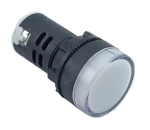 Лампа AD22DS d22mm 380В AC біла TNSy