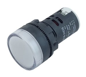 Лампа AD22DS d22mm 380В AC біла TNSy