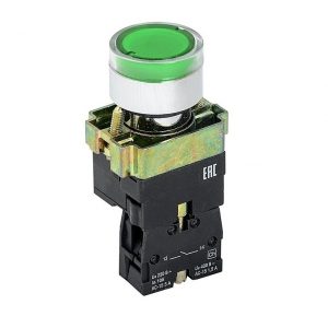 Кнопка XB2-BW3361 1NO с подсветкой, зеленый TNSy