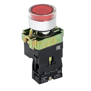 Кнопка XB2-BW3461 1NC с подсветкой, красный