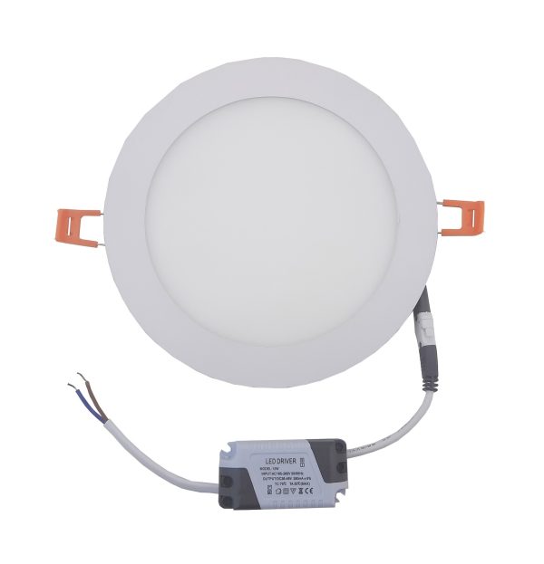 Світильник врізний LED Round Downlight 12W-220V-850L-4000K Alum TNSy