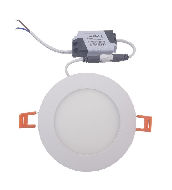Светильник врезной LED Round Downlight 6W-220V-420L-4000K Alum TNSy