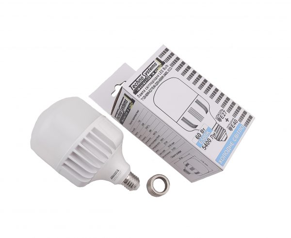 Лампа светодиодная LED Bulb T120-60W-E27/E40-220V-6500K-5400L ICCD TNSy
