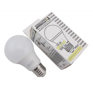 Лампа світлодіодна LED Bulb-A60-10W-E27-220V-4000K-900L
