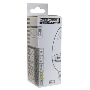 Лампа світлодіодна LED Bulb-C37-8W-E14-220V-4000K-720L SILVER TNSy