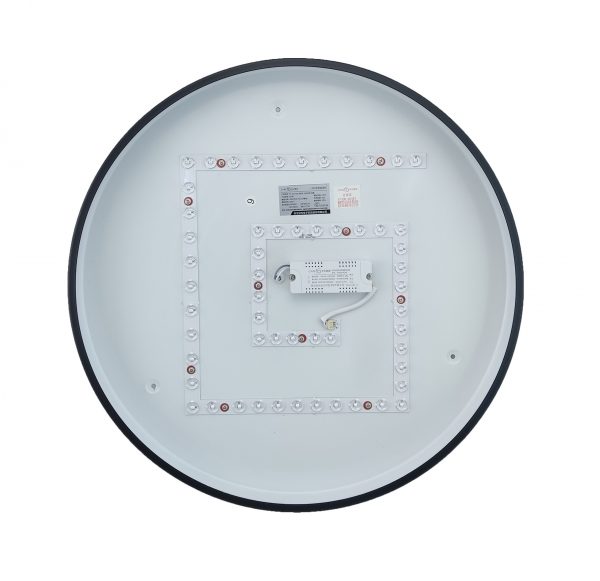 Світильник LED-PANEL-Round-D500-50-3000K/4000K/6500K-38W-220V-3800L XG-07-035 black TNSy