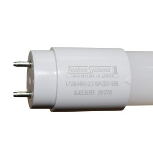 Лампа світлодіодна трубчаcта LED L-1200-4000K-G13-18w-220V-1620L GLASS SILVER TNSy