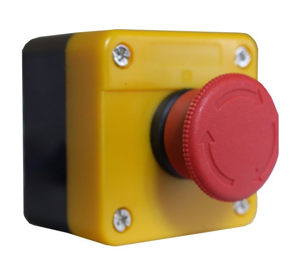 Пост кнопковий XB2-J174 “СТОП” 1NC червона, гриб “STOP” з фіксацією обертовий TNSy