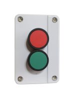 Пост кнопковий ХВ2-В241 Н29 “ПУСК-СТОП” 1NO+1NC зелена, червона “-” TNSy