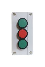 Пост кнопковий ХВ2-В311 Н29 “ПУСК-СТОП-ПУСК” 1NO+1NC+1NO зелена, червона, зелена “-” TNSy