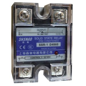 Реле твердотільне SSR-1 D4860 60А  24-480VAC/3-32VDC 20мА TNSy