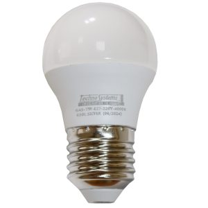 Лампа світлодіодна LED Bulb-G45-7W-E27-220V-4000K-630L SILVER TNSy