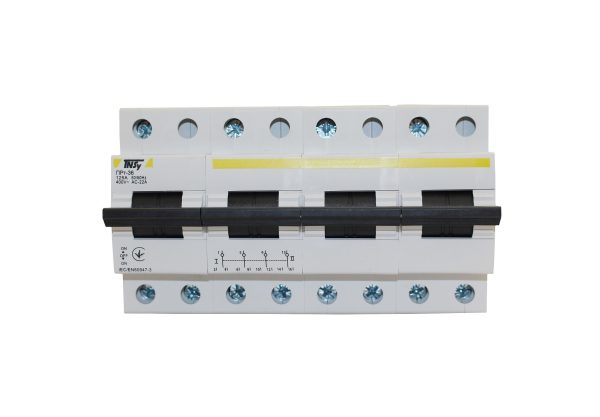 Перемикач-роз’єднувач ПРт-36 “1-0-2” 4Р 125А TNSy