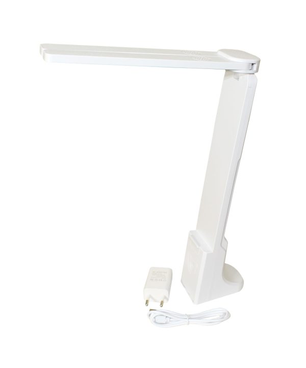 Настільний світильник акумуляторний з блоком живлення LED TL822 5W 3000/4500/6500K 2/4/8H 100/250/400L bat: 3,7V 1,2A White TNSy