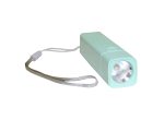 Ліхтар акумуляторний ручний LED FL2 1W 6500K 3/4H 100L bat: 3,7V 1,2A Green TNSy