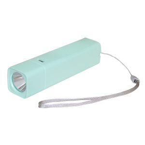 Ліхтар акумуляторний ручний LED FL2 1W 6500K 3/4H 100L bat: 3,7V 1,2A Green TNSy