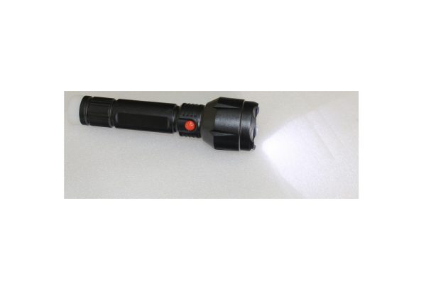 Ліхтар акумуляторний ручний LED FL5 1+1W 6500K 3/4H 100L bat: 3,7V 1,2A Black TNSy