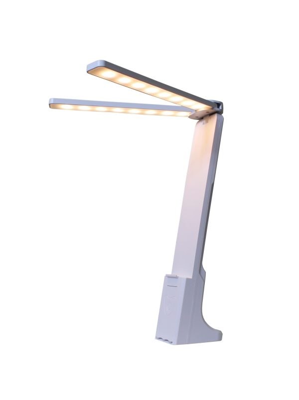 Настільний світильник акумуляторний з блоком живлення LED TL822 5W 3000/4500/6500K 2/4/8H 100/250/400L bat: 3,7V 1,2A White TNSy