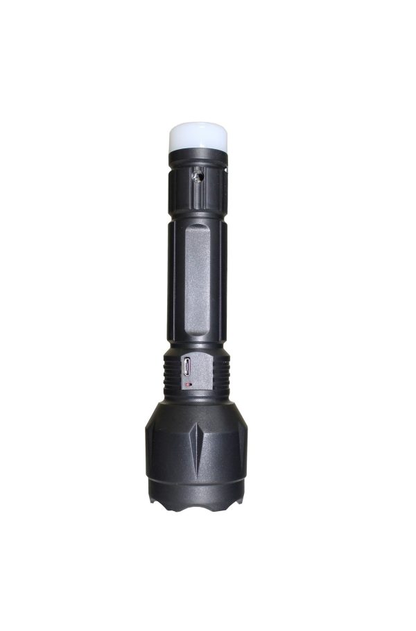 Ліхтар акумуляторний ручний LED FL5 1+1W 6500K 3/4H 100L bat: 3,7V 1,2A Black TNSy