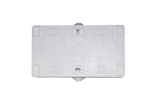 Розетка зовн. устан. 2-а з/к біла IP54 TNSy SURFACE TNSy