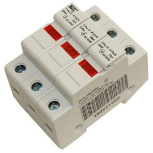 Тримач запобіжника модульний ТЗПм-18 3P 10х38 32А TNSy