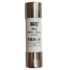 Запобіжник плавкий циліндричний ЗПц 10х38 gG 16A TNSy